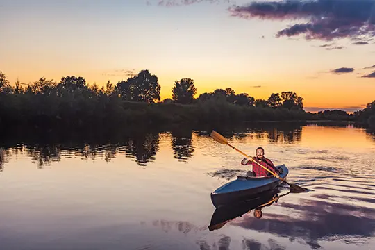 kayak rental kinkaid il