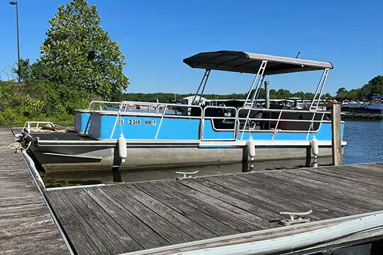 24 foot pontoon boat rental lake kinkaid il