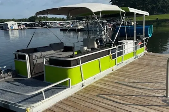 28 foot single deck pontoon boat rental kinkaid lake il